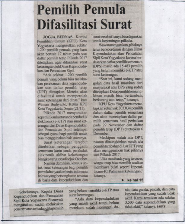 Kliping jogja terbaru